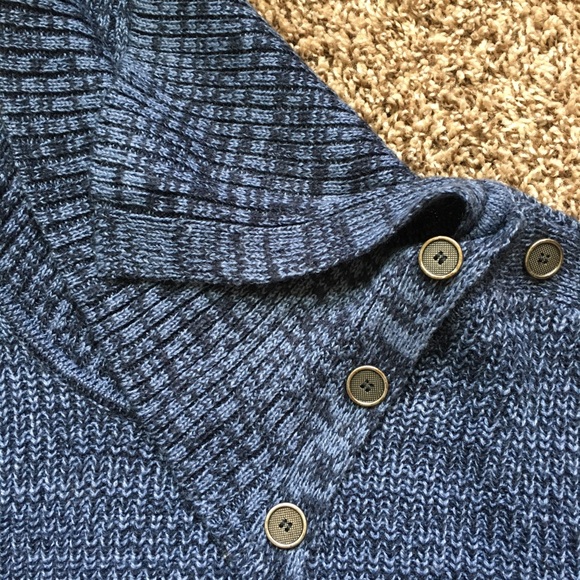 Style & Co. Sweater with Button Accents and Pocket - Picture 3 of 10